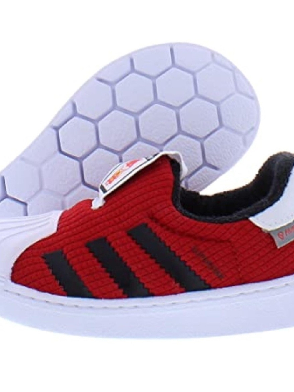 Adidas Superstar 360 Red Sneakers - Kids/Toddler Unisex Size 1 FX4871 789006 . - Picture 6 of 6